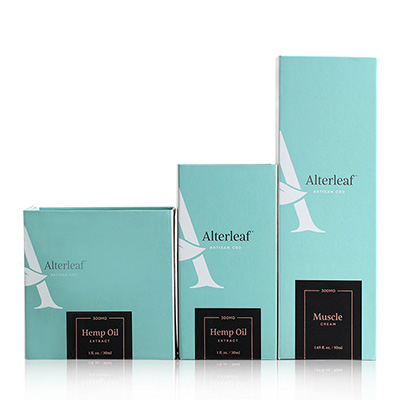  Custom Brand Alterleaf Essential Oil Luxury Packaging Kit Cardboard Flip Lid Magnetic Boxes