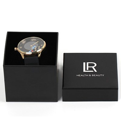 LR Watch Brand Packaging Custom Wholesale Cardboard Shoulder Box Personalized Wrist Watch Box