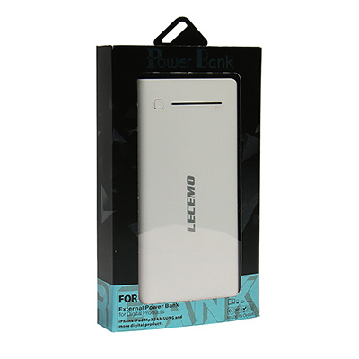 Custom Printed Power Bank Retail Packaging Pull Out Drawer Boxes With Clear Window