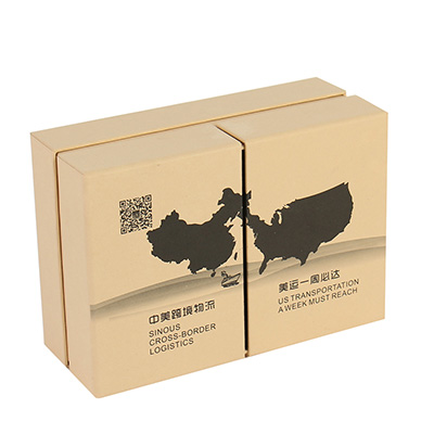 Chinese Tea Packaging Custom Double Open Flip Lid Cardboard Tea Packaging Shipping Mailer Box