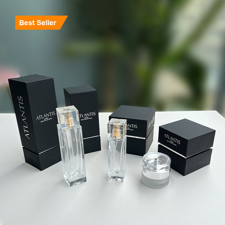 Wholesale Rigid Paper Perfume Packaging Cosmetic Box Luxury Cardboard Cosmetic Perfume Box