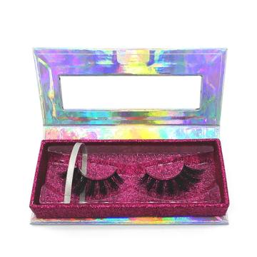 Empty False Eyelash Storage Cosmetic Box Strip False Lashes Magnetic Case With Tray