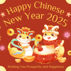 Happy CNY holiday~We will close from Jan 22 to Feb 5th